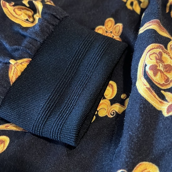 Denim & Flower Maximalist Baroque Print Men’s Versace-inspired Bold Jacket - Picture 6 of 11